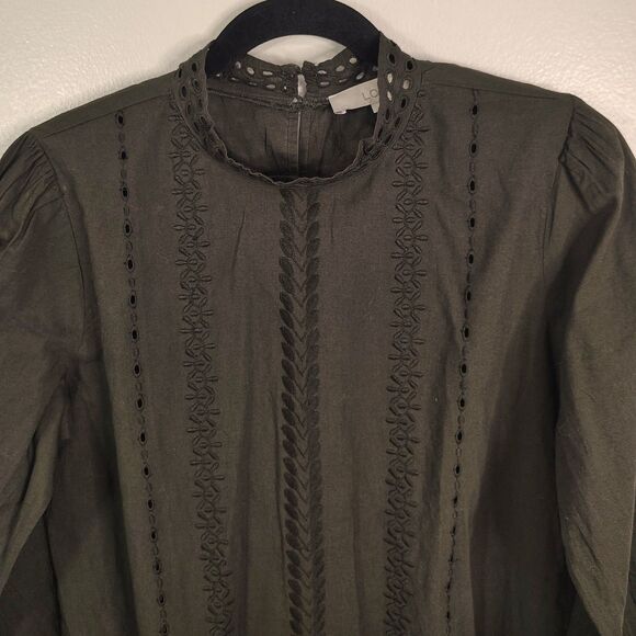 LOFT & INC Boho Blouses BUNDLE Medium Women's Long Sleeve Dress & Casual Lot - Picture 4 of 7